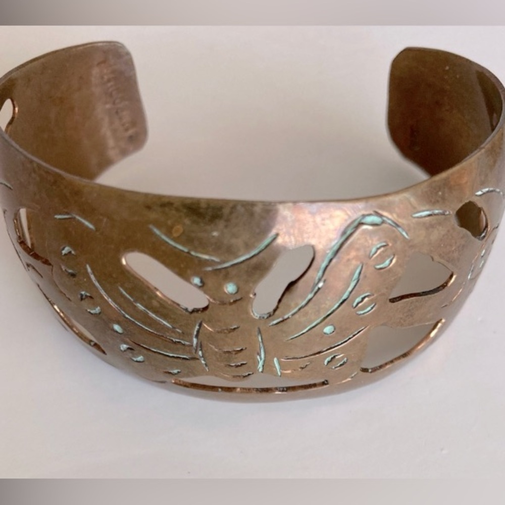 Copper bracelet Cuff bracelet handmade bracelet vintage cuff bracelet red copper